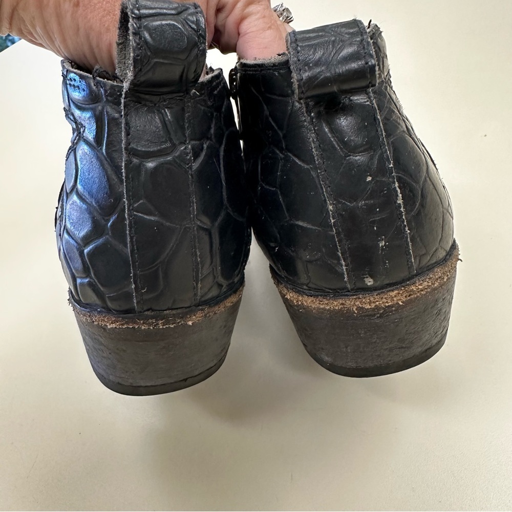 Free People FarylRobin Westley Womens Studded Leather Star Western Ankle Booties - Picture 7 of 12